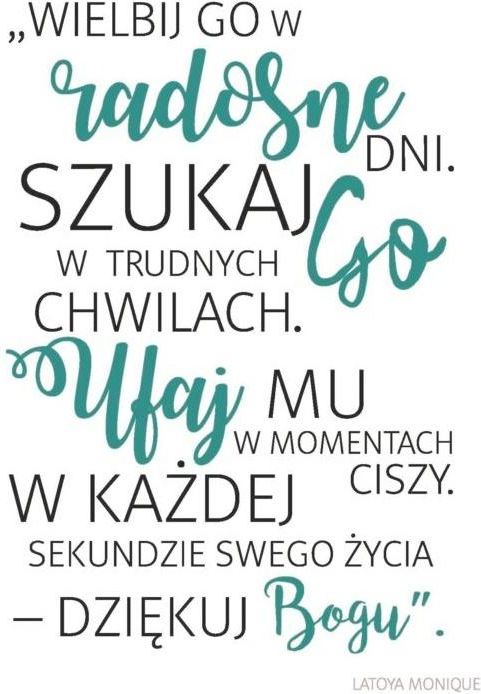 Szaron Kartka składana - Wielbij go w radosne dni