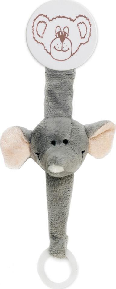 Teddykompaniet Diinglisar Wild clip smoczek Słoń 21cm