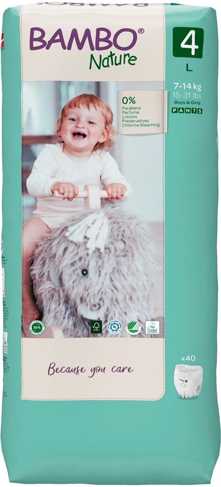 Bambo Abena BAMBO majteczki 4 7-12kg 40vnt