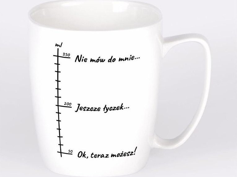 Nadwyraz.com Kubek nie mów do mnie