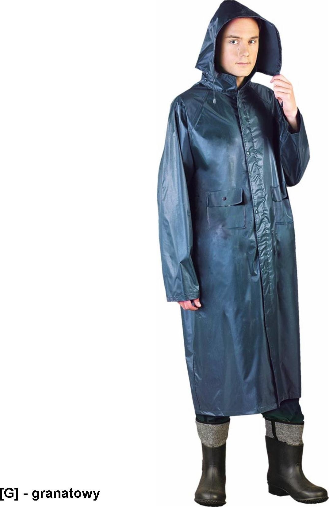 R.E.I.S. PPDPU Płaszcz przeciwdeszczowy - granatowy 3XL