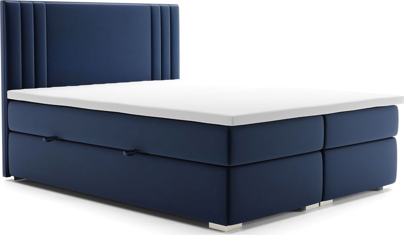 Elior Podwójne łóżko kontynentalne Felippe 160x200 - 58 kolorów