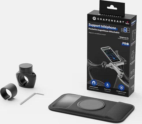Shapeheart Uchwyt rowerowy na telefon SHAPEHEART PRO 2XL, Mocowanie na kierownicy