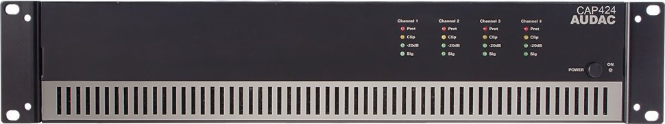 Audac AUDAC CAP424 Quad-channel power amplifier 4 x 240W 100V
