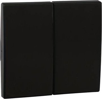 Efapel EFAPEL APOLO KLAWISZE DO ŁĄCZNIKA PODWÓJNEGO CZARNY MAT 50611 TPM