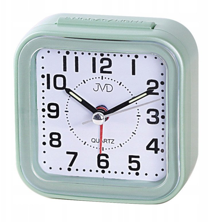 Budzik JVD SRP6808.2 7 cm drzemka podświetlenie cichy chód .