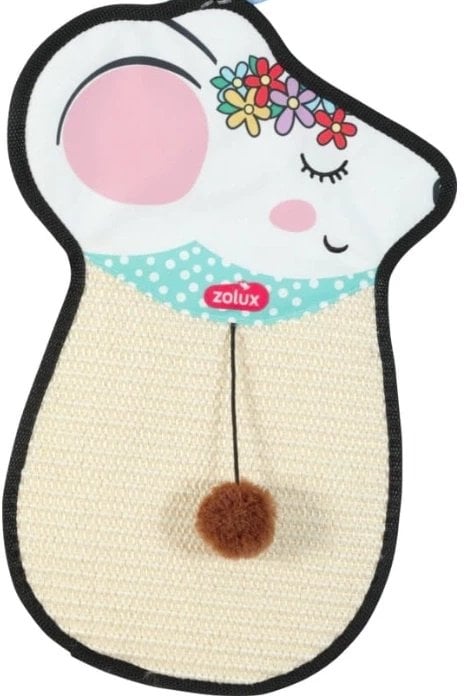 Zolux Chatouille Drapka do powieszenia mysz z sizalu z zabawką 51cm