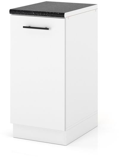 Szafka Kuchenna Stojąca Z Blatem Modułowa 40cm Spremium Biały Mat