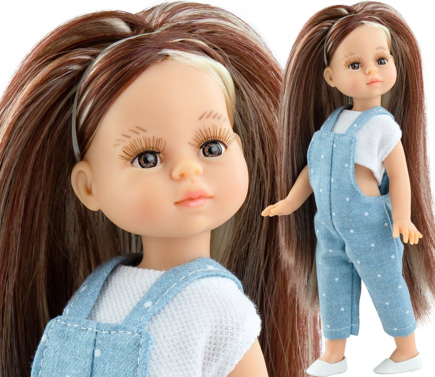 Cudowna hiszpańska lalka Noelia 21cm