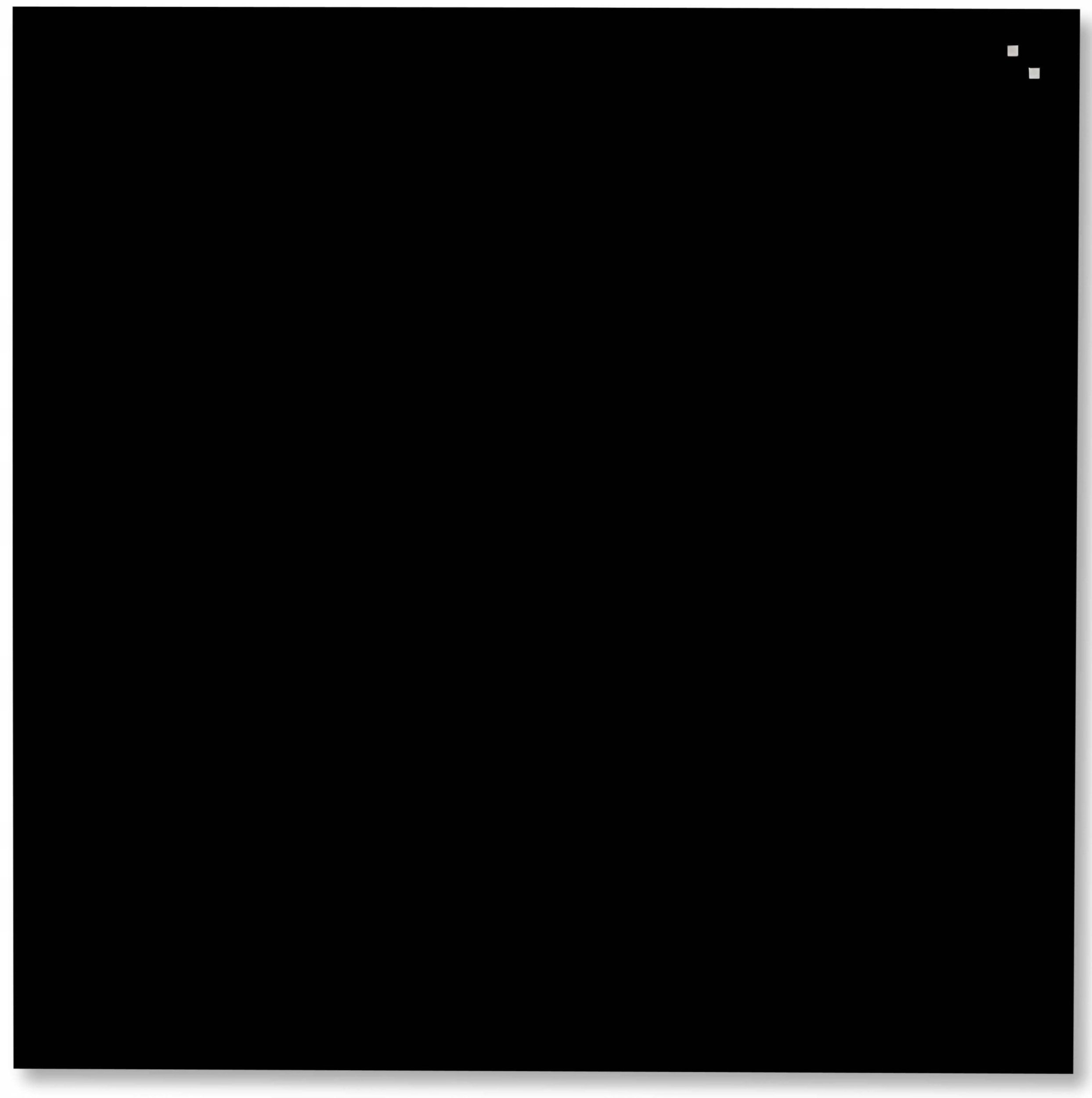 Glass board 100 x 100 cm. Black