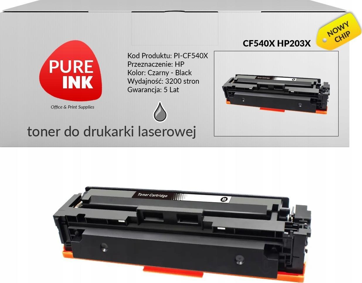 Toner Pureink Black Zamiennik CF540X