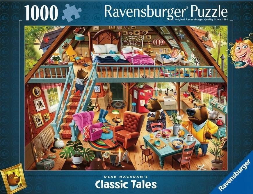 Ravensburger Puzzle Porwanie Złotowłosej 1000 elementów