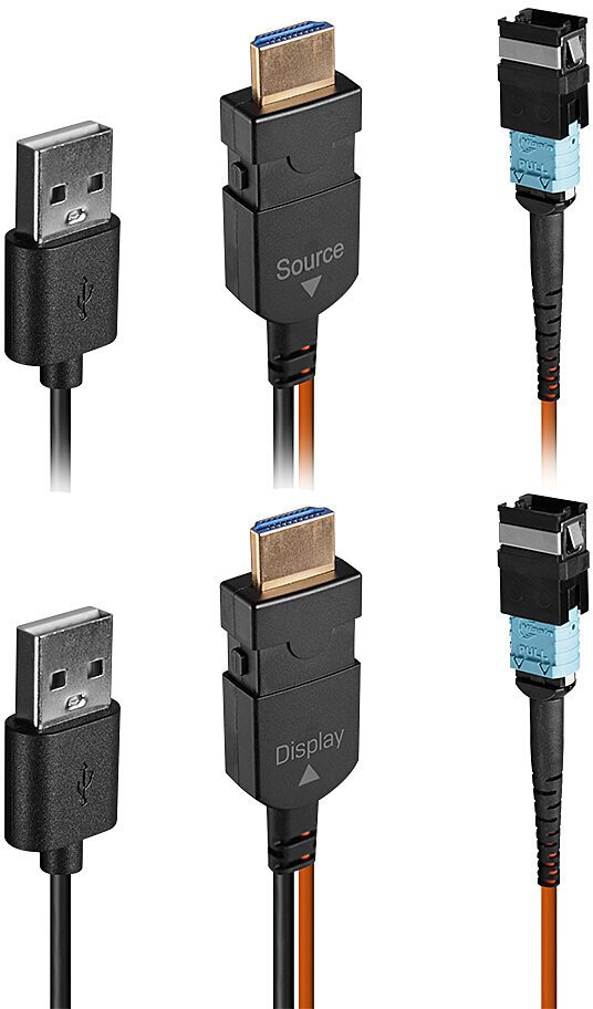 Przedłużacz światłowodowy 100m MPO HDMI 8K60