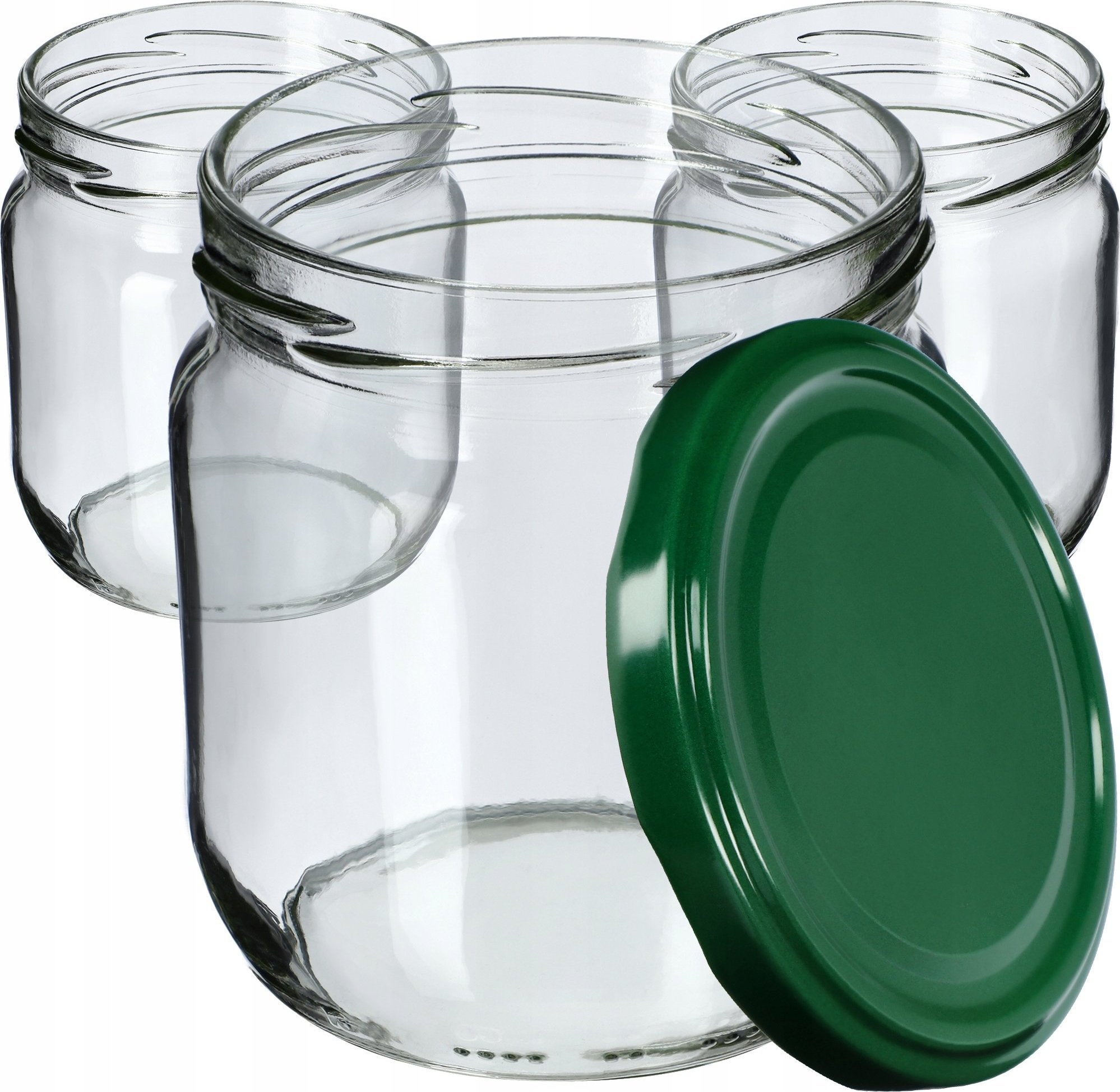 Kadax 6x Słoik 425ml Słoiki Na Przetwory Zakrętka fi82