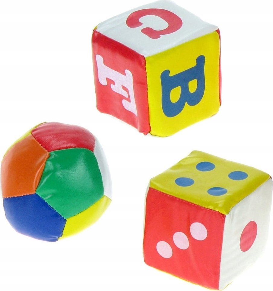 Gazelo Kostki i piłka miękka zestaw G200356 56638