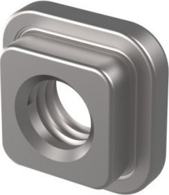 SCHROFF Elementy montażowe SCHROFF do wytrzymałych komponentów, nakrętka, kwadratowa, M4