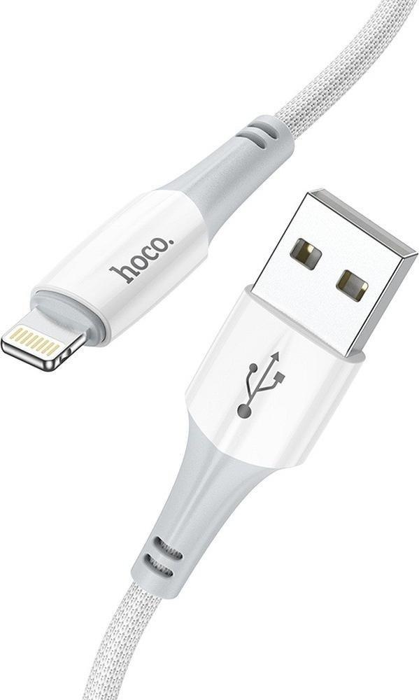 Kabel USB Partner Tele.com USB-A - Lightning Biały