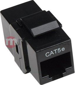 Intellinet Network Solutions ADAPTER ŁĄCZNIK RJ45 UTP CAT5E 8P8C KEYSTONE CZARNY (504775)