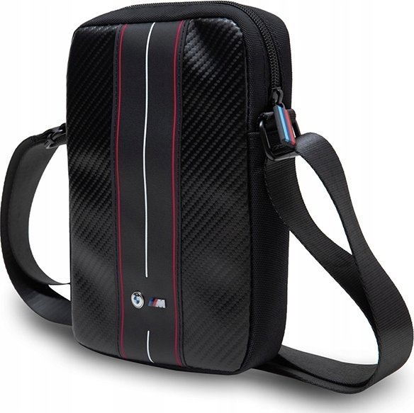 Etui na tablet BMW Torebka BMTB10COMSCAKR 10 Carbon Red Stripes czarny