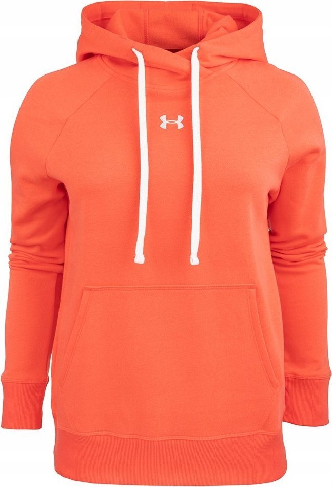 Under Armour Bluza damska Under Armour Rival Fleece HB Hoodie pomarańczowa 1356317 877 L