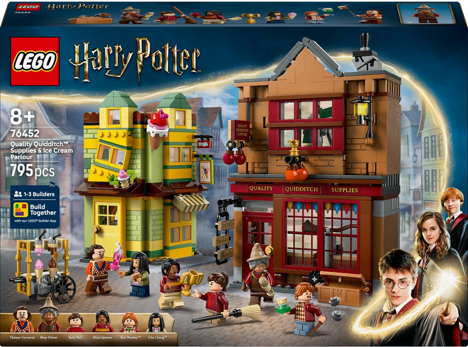 LEGO Harry Potter Markowy sprzęt do quidditcha™ i lodziarnia (76452)