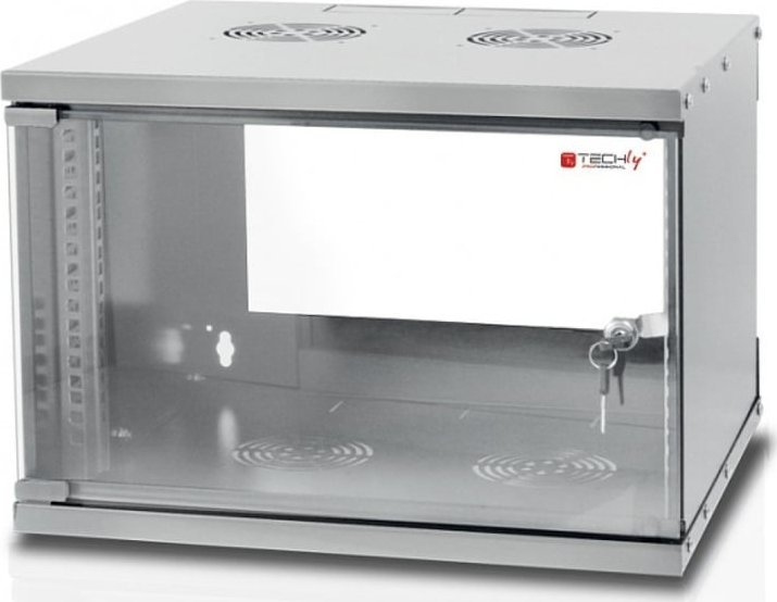 Szafa Techly Szafa wisząca TechlyPro ECO 19" 9U/450mm zmontowana, szara