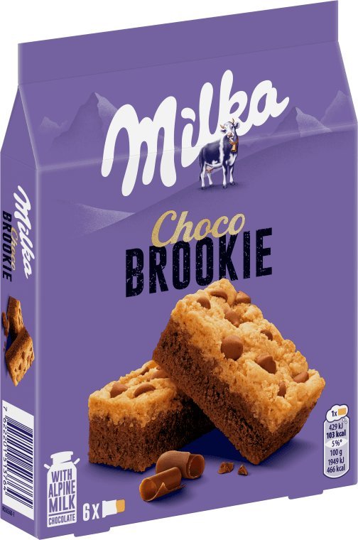 Milka Choco Brookie Ciastko z czekoladą 132 g (6 sztuk)