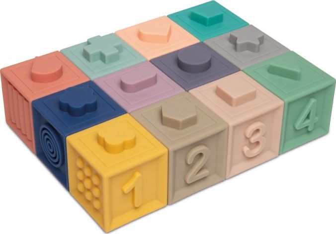 Canpol Miękkie klocki sensoryczne 12szt.