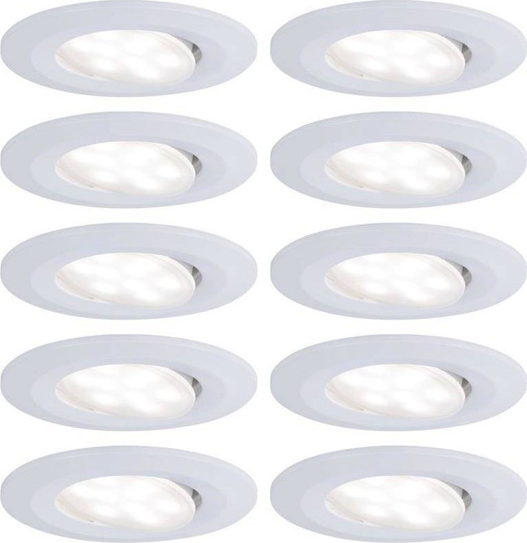 Paulmann Zestaw Calla IP65 ruchome LED 560lm 4000K 10x6,5W 230/12V Biały Mat