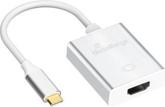 Adapter AV MediaRange MediaRange USB Type-C 3.1 auf HDMI converter, silver