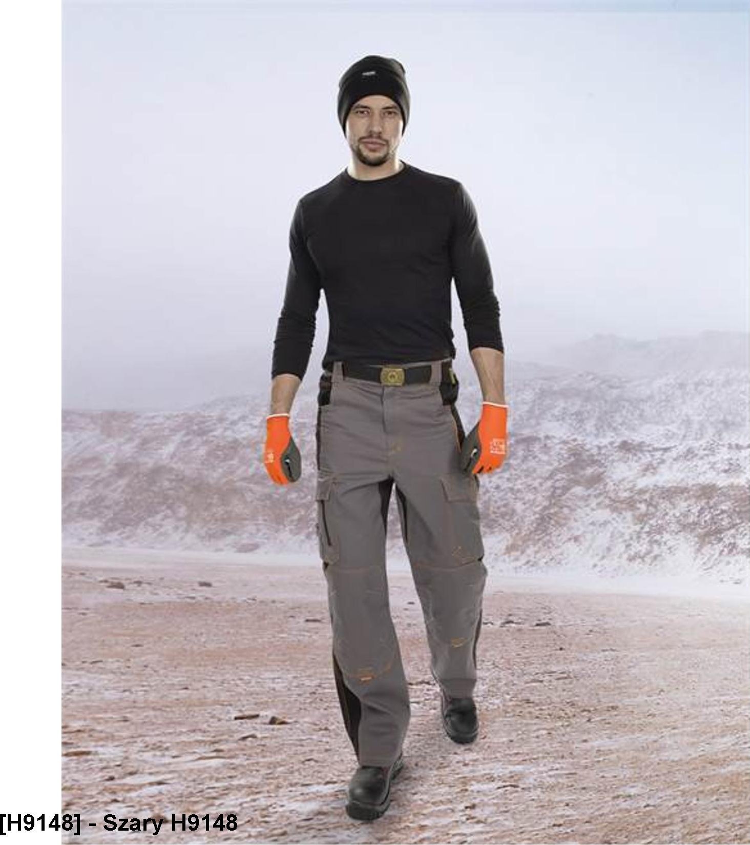 Ardon ARDON VISION - spodnie do pasa zimowe - Szary H9148 M