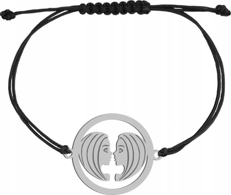 Radziszewska Jewellery Bransoletka Srebrna Znak Zodiaku Bliźnięta pr925 GRAWER DEDYKACJA GRATIS