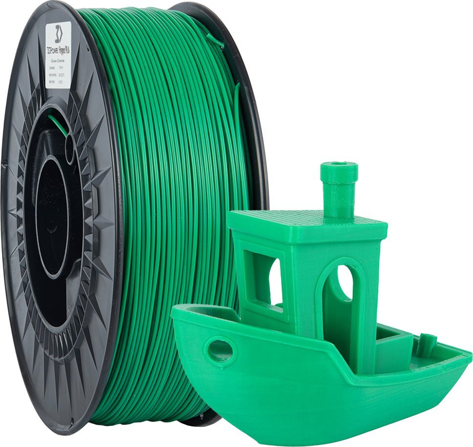 3DPower Filament 3DPower Hyper PLA 1.75mm Grass Green 1kg
