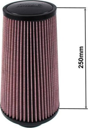 TurboWorks_F Filtr stożkowy TURBOWORKS H:250mm OTW:101mm Purple