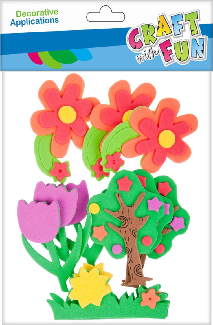 Craft with Fun CF OZDOBA DEK EVA DRZEWA/KW SPRZYL 12SZT 12/288