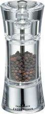 Młynek do przypraw Zassenhaus Młynek Zassenhaus Aachen do pieprzu, śred. 5,8x14 cm, akrylowy