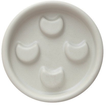 Mohani Lunula mydelniczka ceramiczna ecru