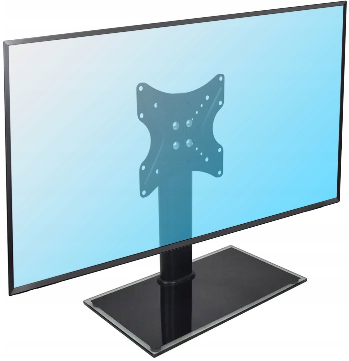 Uchwyt do telewizora 14"-42", stalowa noga, do 29kg, VESA, regulacja