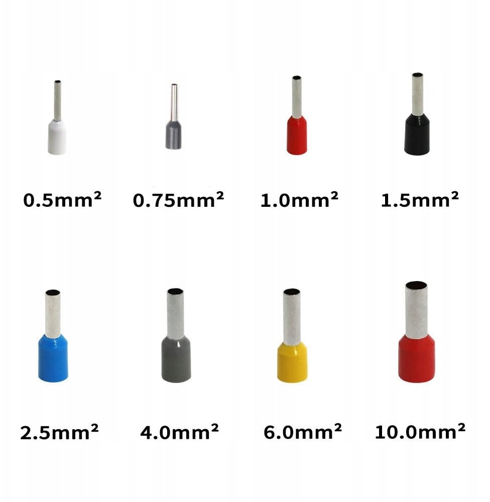 Zestaw tulejek - zakończenia kabli 1200szt. (50)