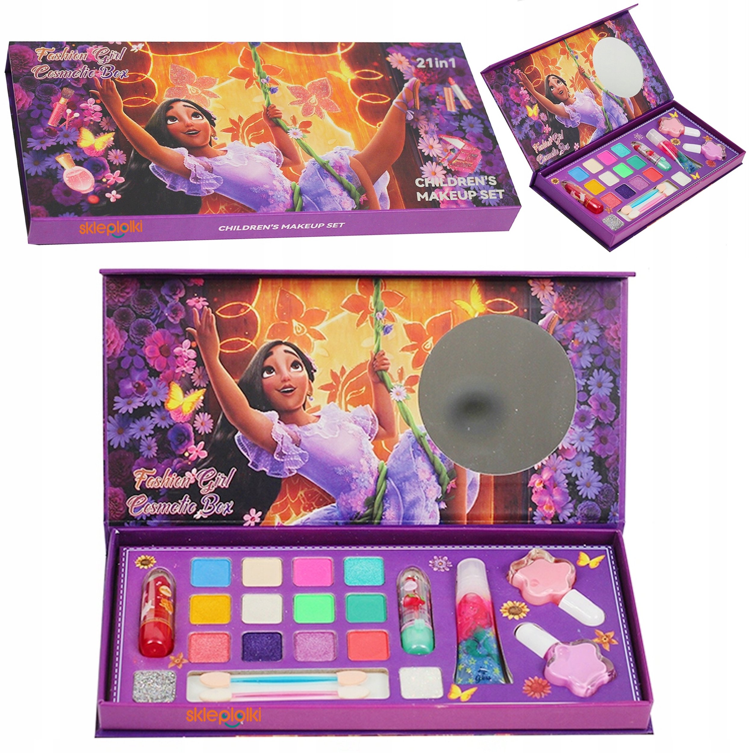 ZESTAW KOSMETYKÓW DLA DZIECI PALETKA MAKEUP KOSMETYKI DO MALOWANIA CIENIE