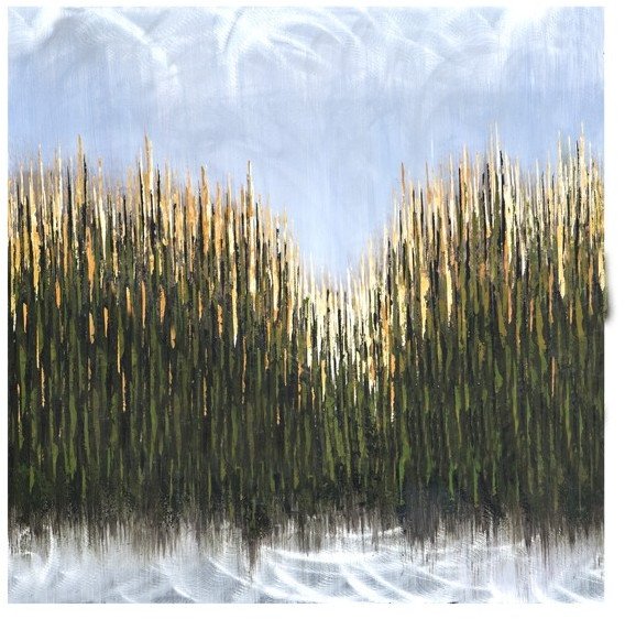 Obraz na płótnie 100x100 cm trawa