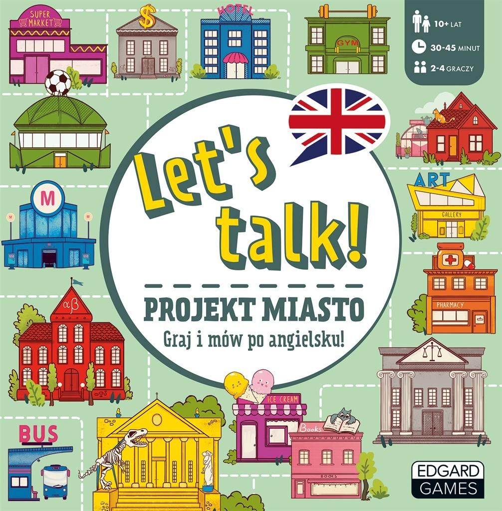 Edgard Let's talk! Projekt miasto. Gra do nauki j. ang.