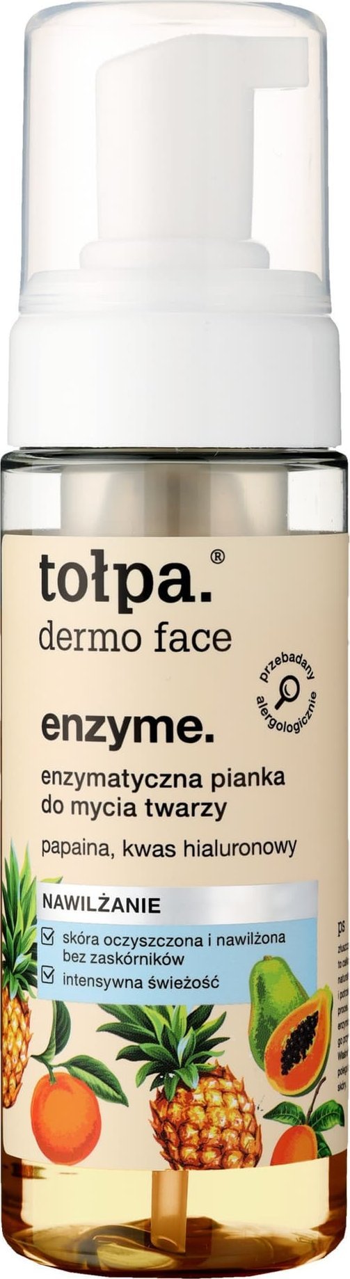 Tołpa Dermo Face Enzyme Enzymatyczna Pianka do mycia twarzy - nawilżanie 150ml
