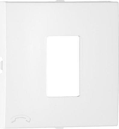 Efapel EFAPEL AQUARELLA ELEMENT CENTRALNY DO GNIAZDA TELEFONICZNEGO ALUMINIUM 90712 TAL