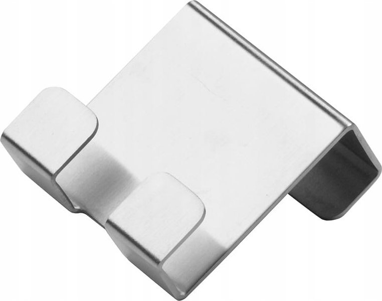 Kuchinox Wieszak na drzwi szafki podwójny polerowana stal 1,5 cm