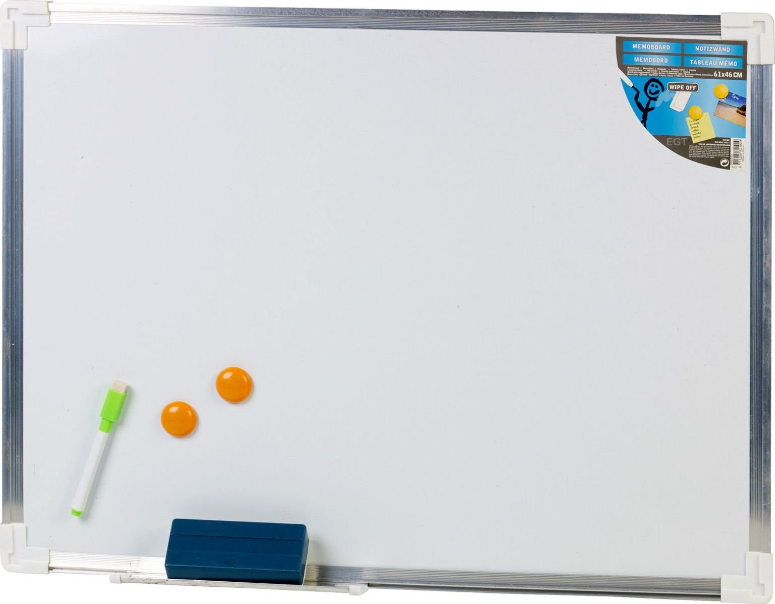 Kiti Magnetinė piešimo lenta su priedais, 60x46 cm