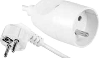 Jonex Przedłużacz z 1 gniazdem z/u 10A OMY 3 x 1mm biały 5m (PS-171)