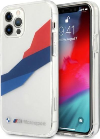 BMW Etui Bmw Bmhcp12Lsktgt Iphone 12 Pro Max 6,7" Transparent Hardcase Motorsport Tricolor