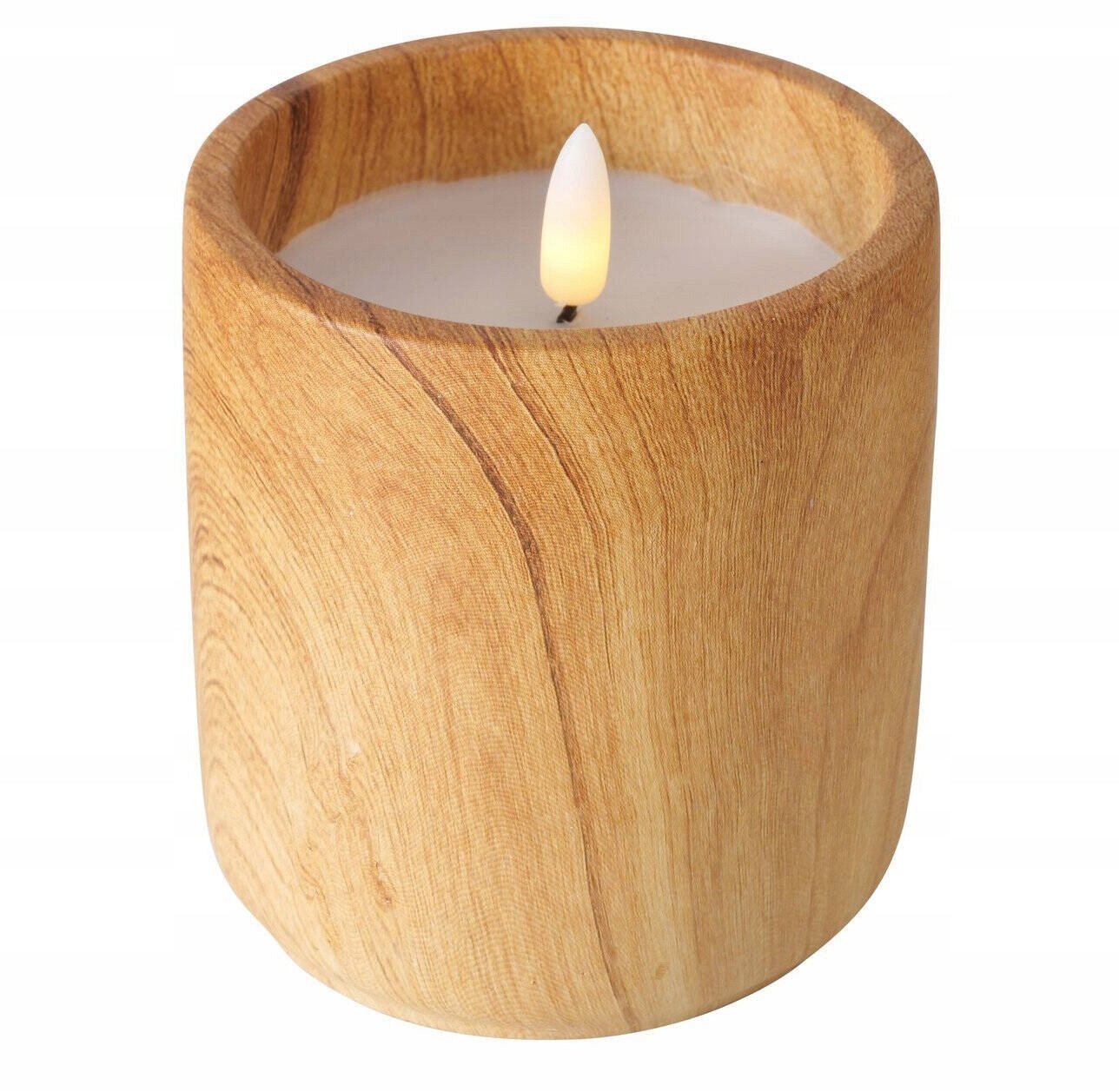 Woskowa świeca LED, YUNA, 10,5 cm