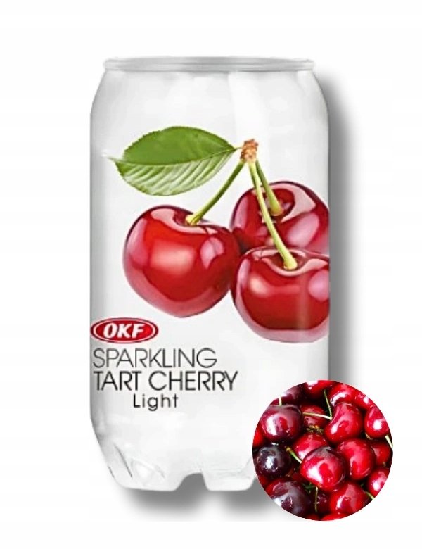 OKF Sparkling Tart Cherry Light koreański napój gazowany wiśniowy 350 ml